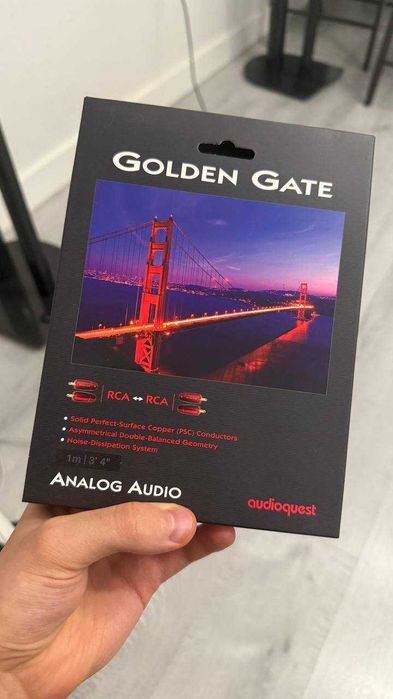 Кабель межблочный аудио AudioQuest Golden Gate 1.0m (RCA-RCA)