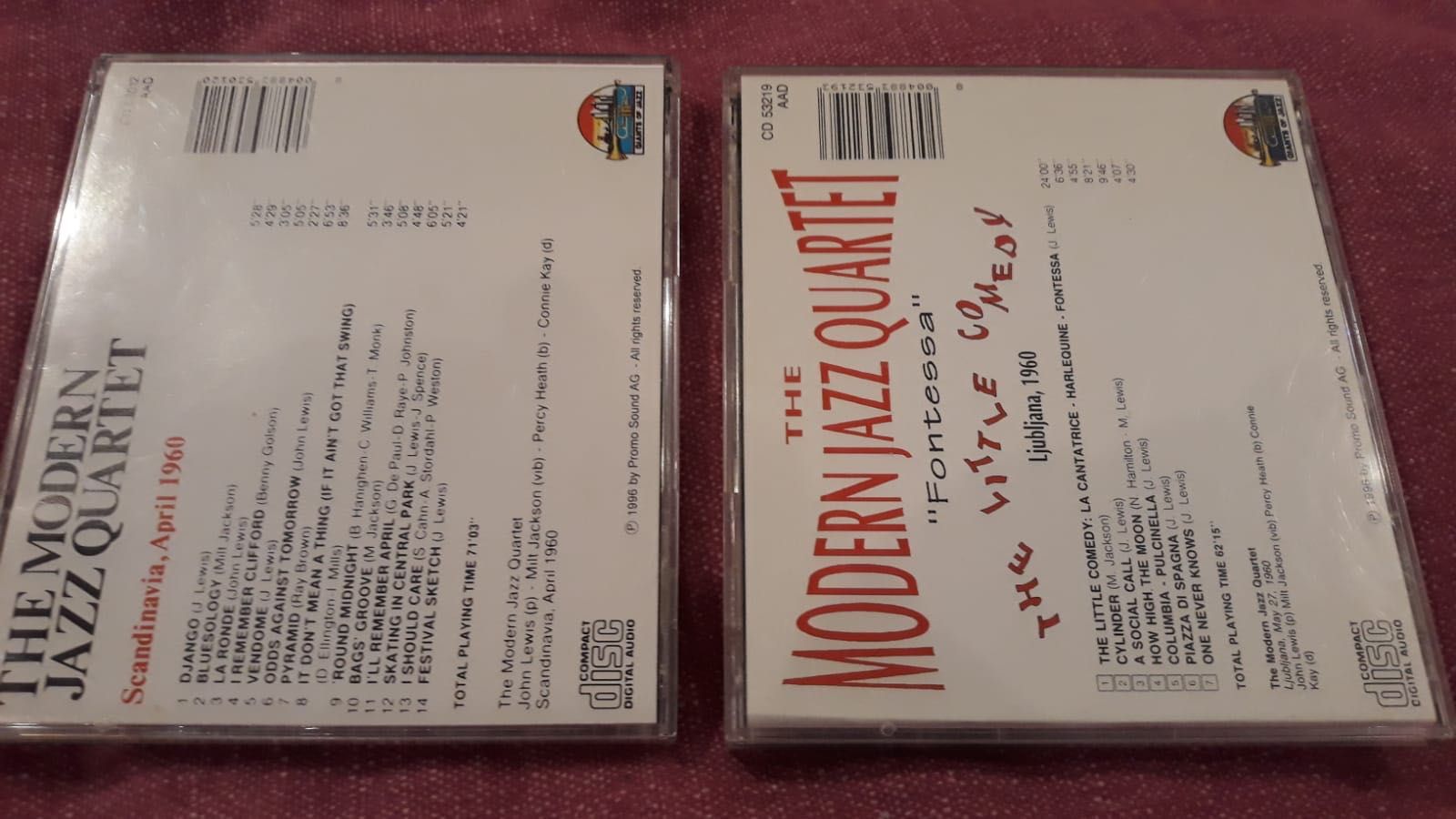 CD-uri Modern Jazz Quartet Immortal Concerts