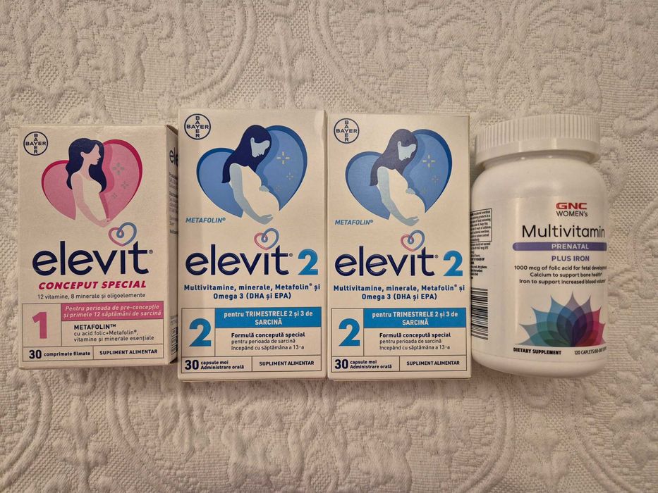 Suplimente prenatale Elevit, GNC