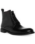 Мужские черные кожаные ботинки STEVE MADDEN