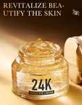 Cremă pentru ochi cu acid hialuronic și Aur de 24K Anti-aging