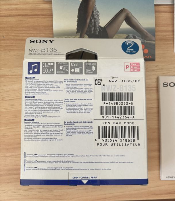 Sony Walkman B135 2gb