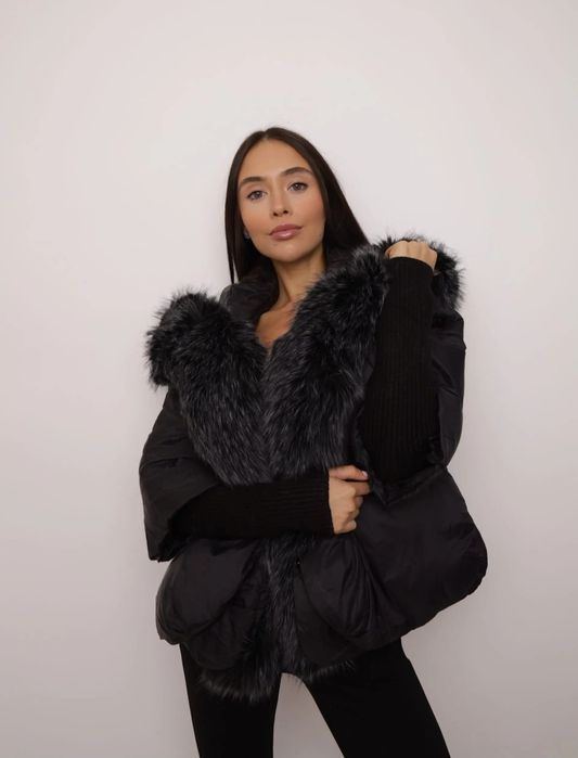 Дамско зимно яке с пух