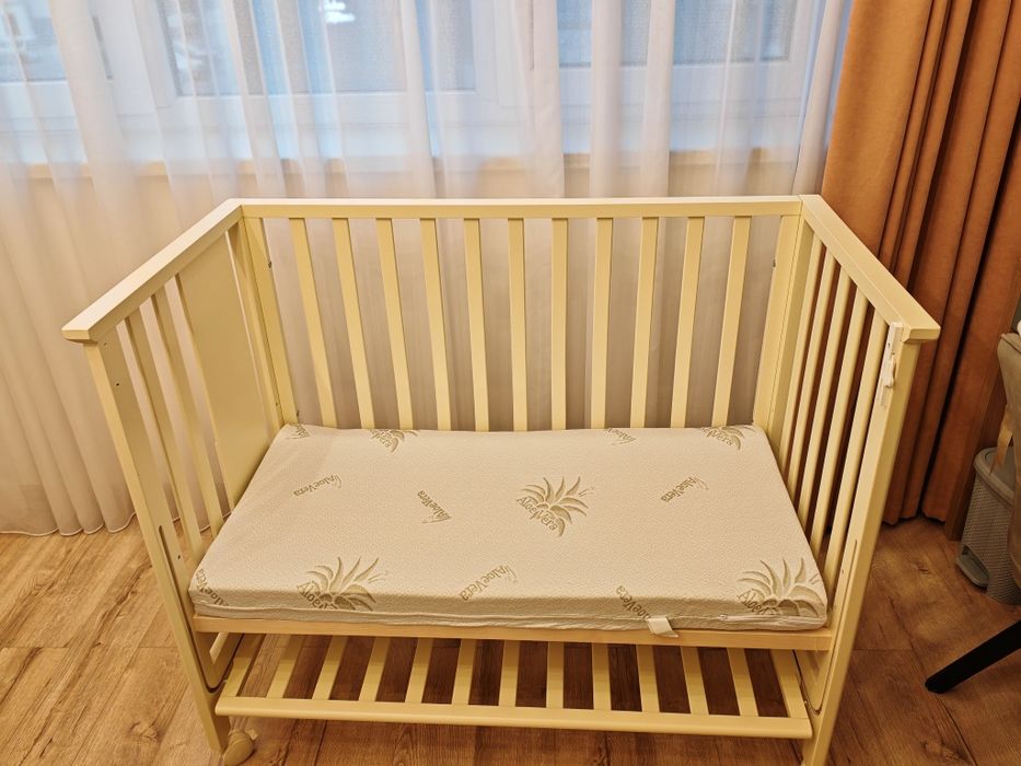 Patut Cosleeping  cu saltea și suport antireflux Az