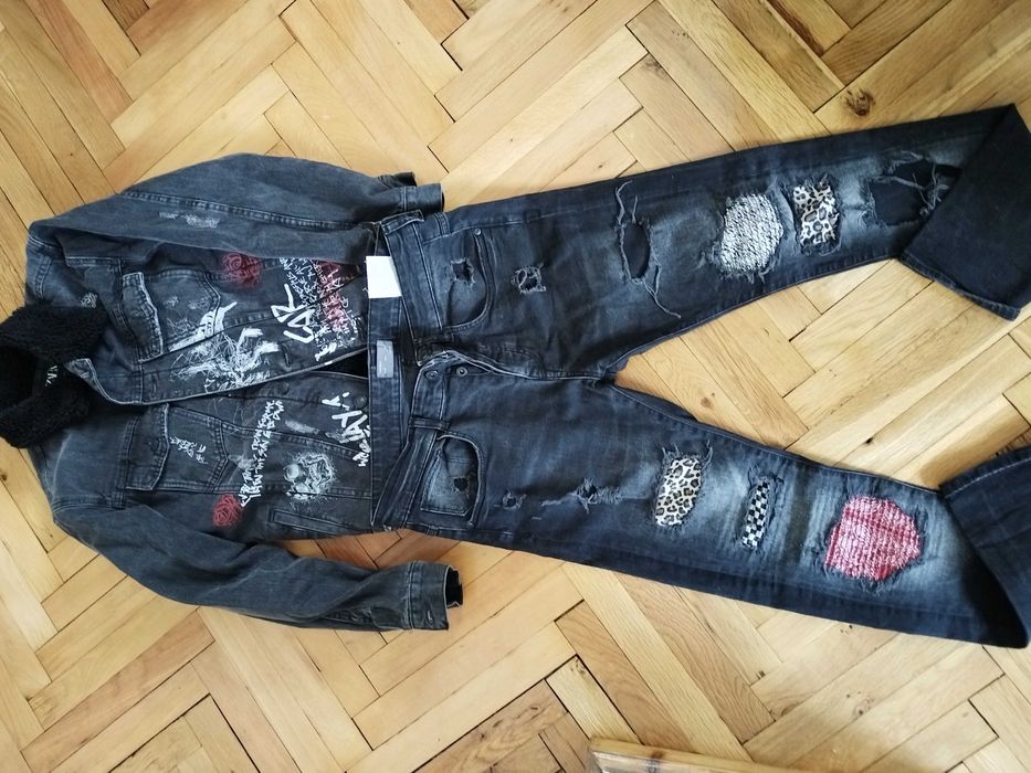 Zara дънкови екип