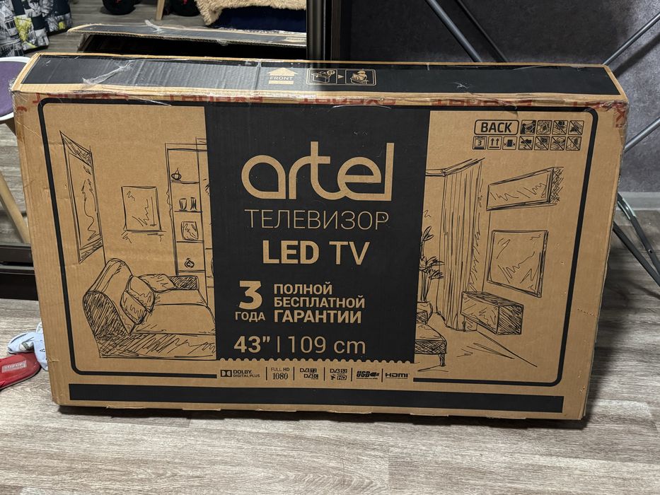 Телевизор artel (сломана матрица)