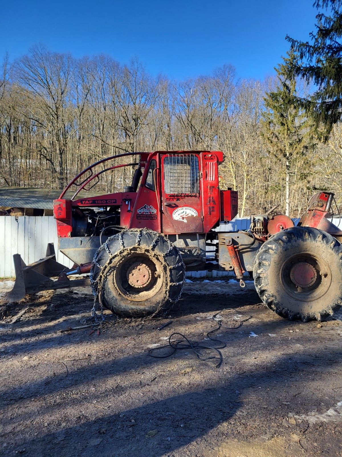 Taf cu motor de Man,163cp,punti Hanomag,stare f buna