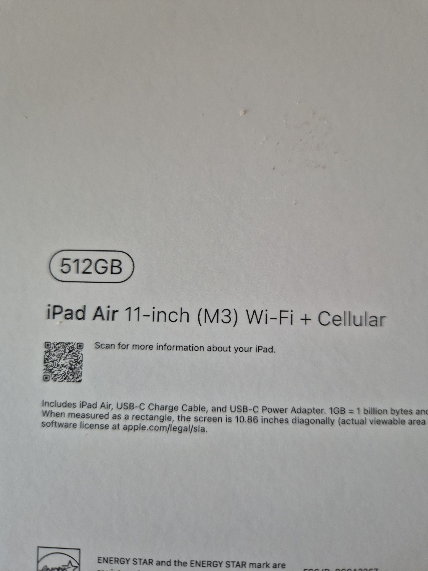 IPAD Air M3 512GB Cellular grey