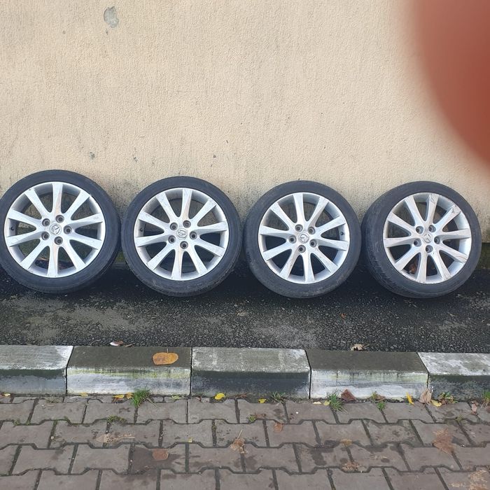 Vand set 4  jante Aliaj Originale Mazda etc 17 zoli Detalii in anunt !