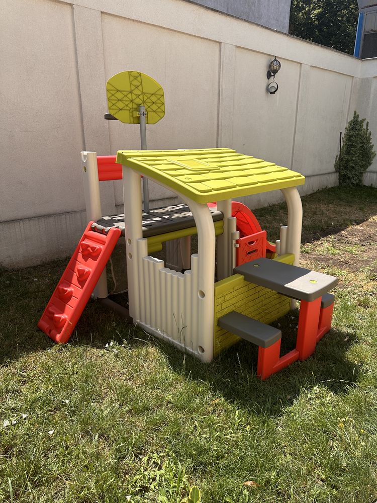 Centru de joacă de grădină Multisport Fun Center Smoby