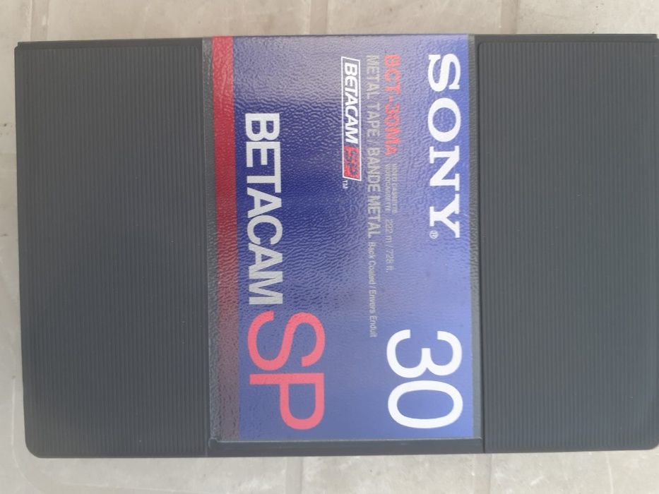 caseta video Sony Betacam SP 30 noua