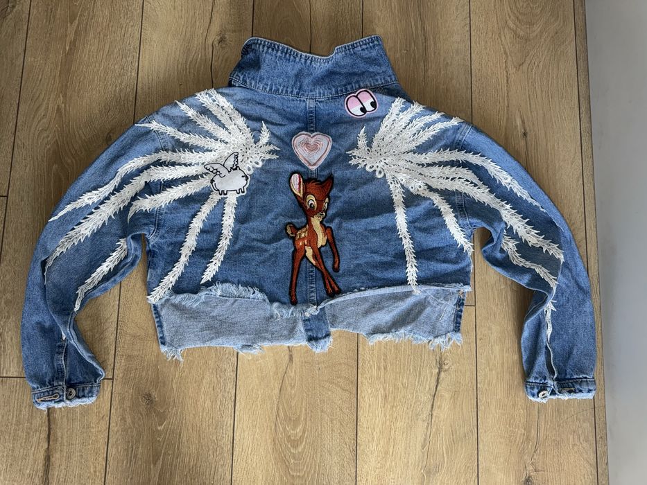 Късо дънково яке Djofra