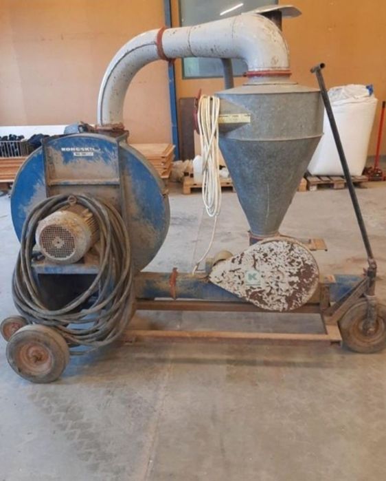 Transportor pneumatic pentru cereale electric