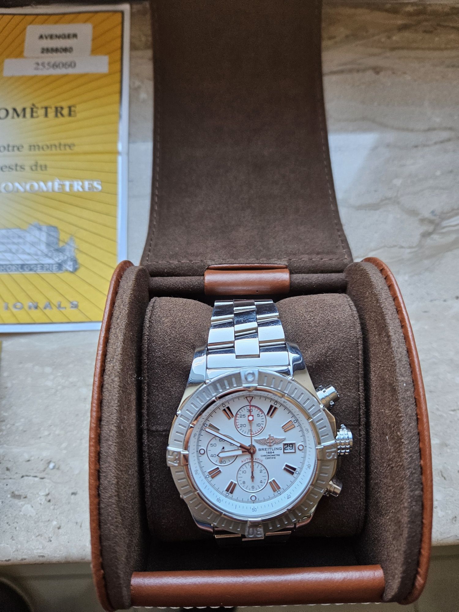 Мъжки луксозен часовник Breitling Super Avenger  48mm Chronograph