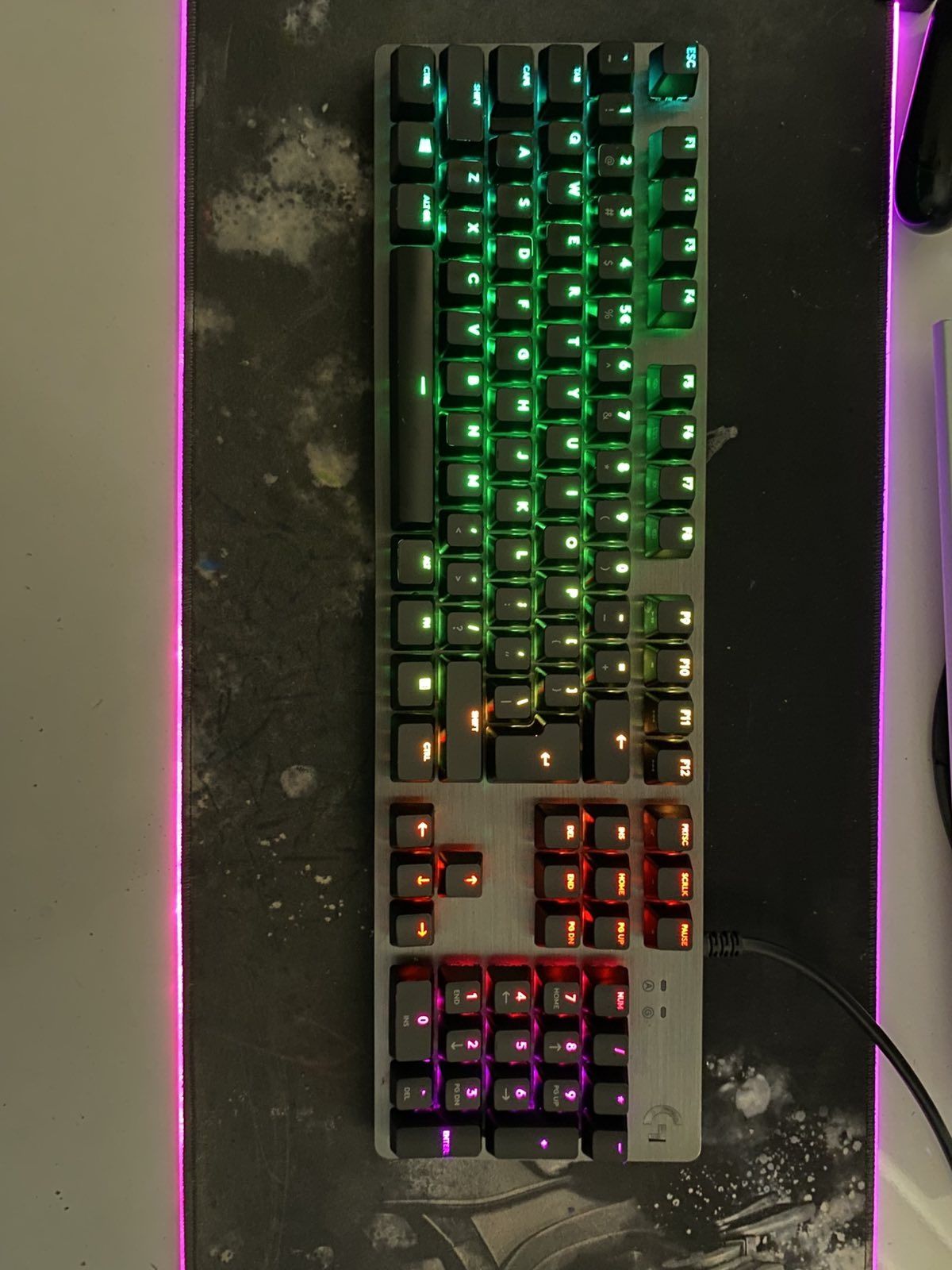 Клавиатура Logitech - G512 Carbon, GX Blue Clicky