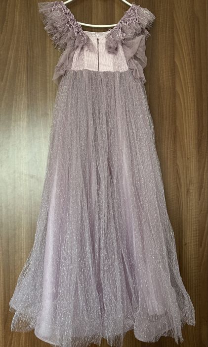 Rochie tip prințesă lila pentru fetițe 10 ani
