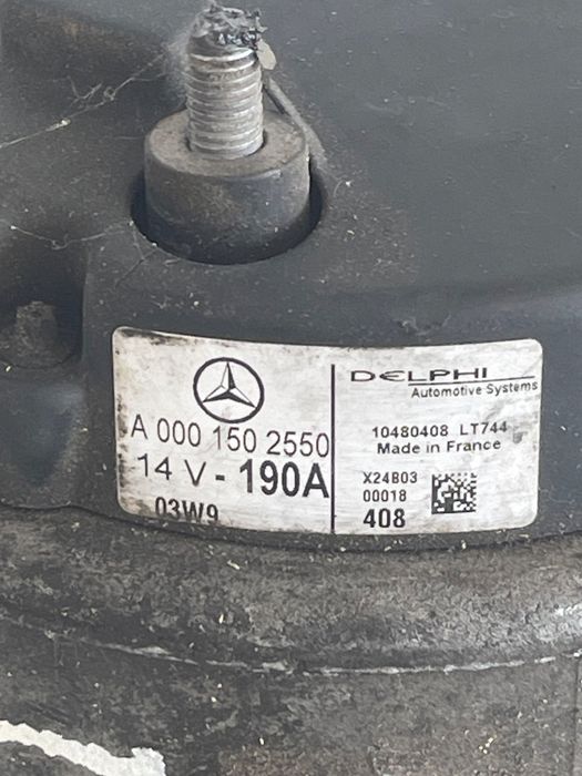 Alternator Mercedes-Benz C-Class Ii W203 2000 - 2007 2.2 / 2.7Cdi 190