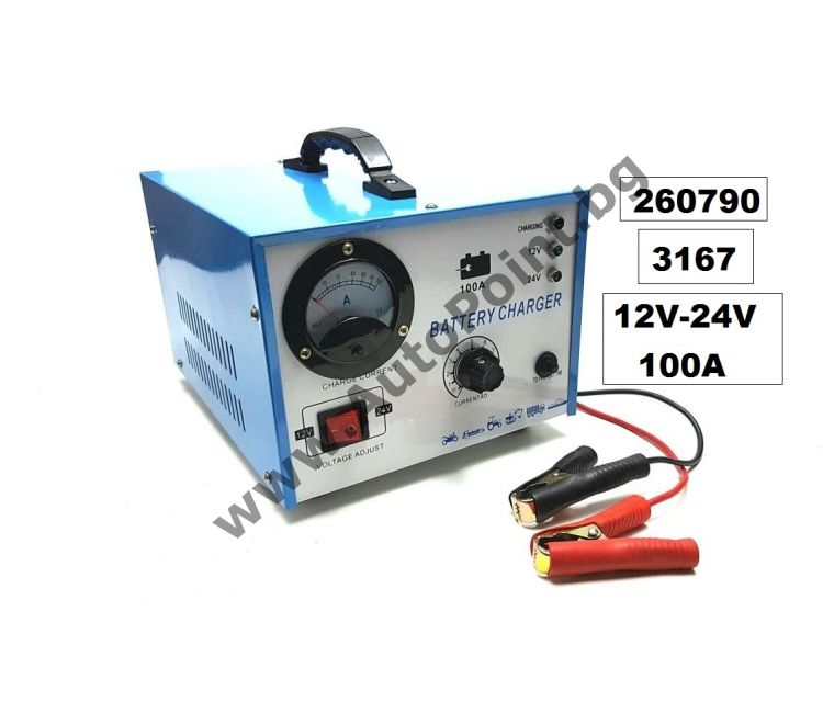 Зарядно за Акумулатор 100A ТИР БУС кола