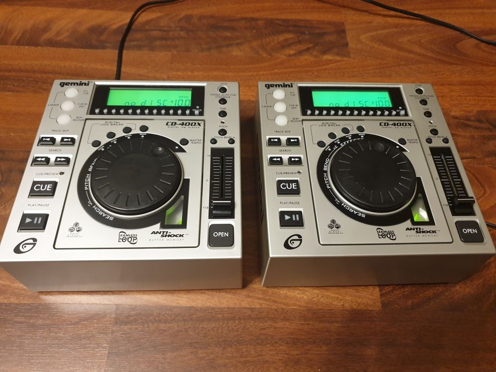 2x Consola Gemini cd 400X profesional Dj