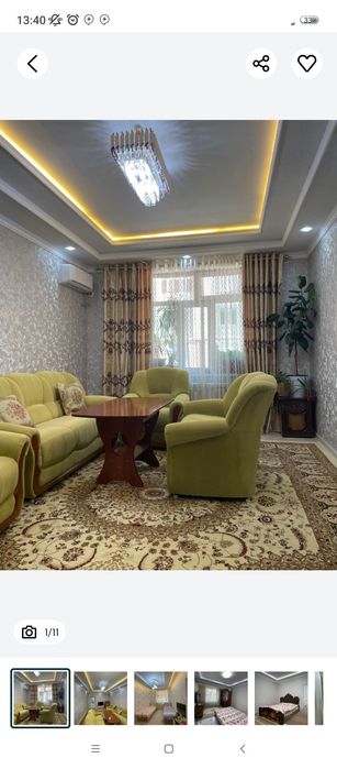 Kadeweva yaqinida 3 xonali uy sotiladi. 78kvm. Mebellari bilan.