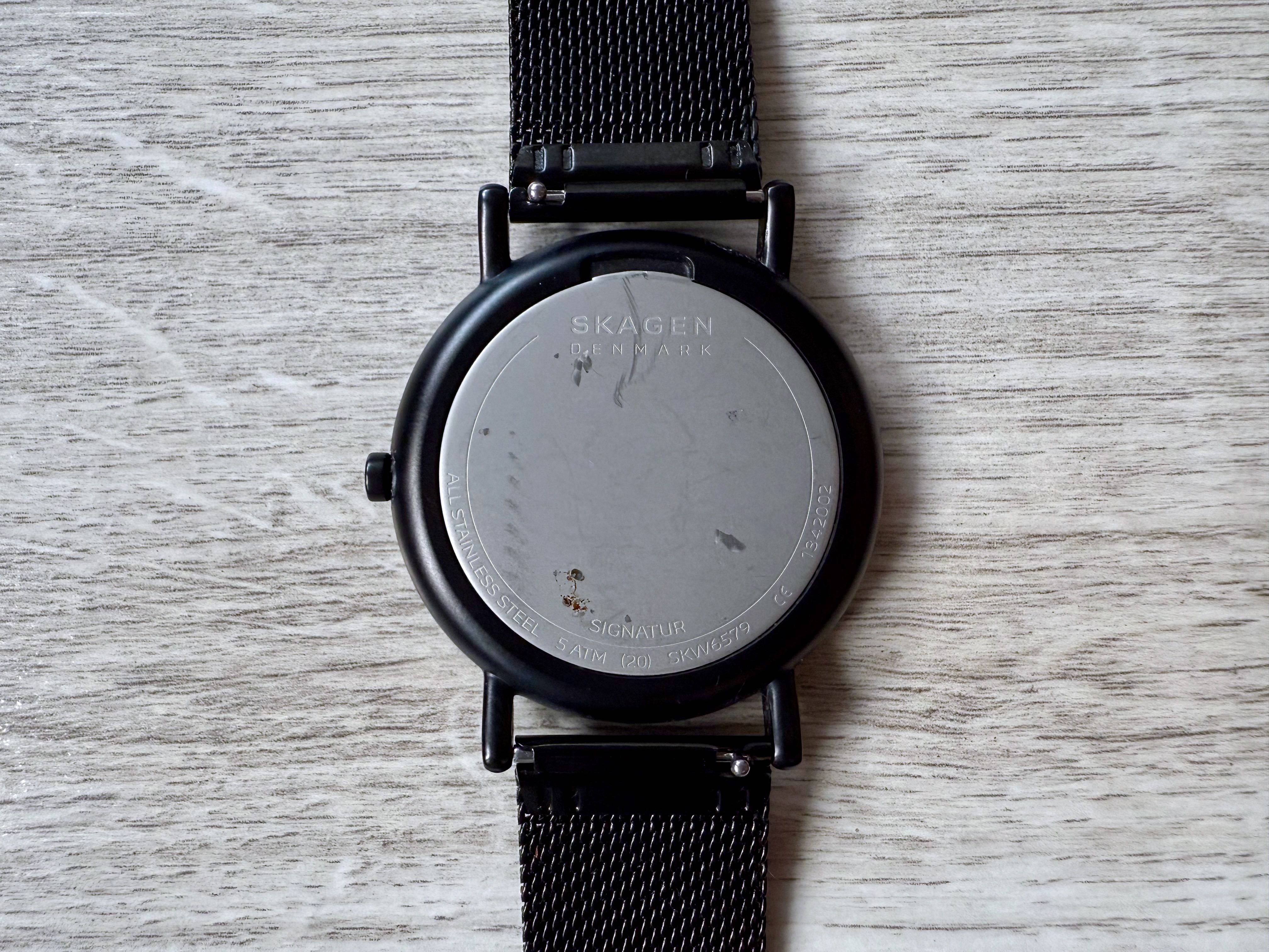 Skagen Signatur SKW6579 - ceas mana barbatesc negru bratara metalica