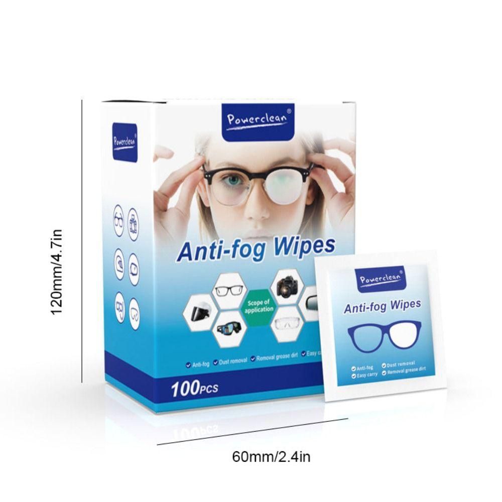 Anti-fog wipes салфетки против запотевания 100шт.