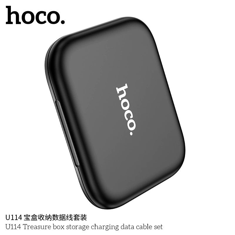 Hoco U114 Treasure box storage charging data cable set 60W