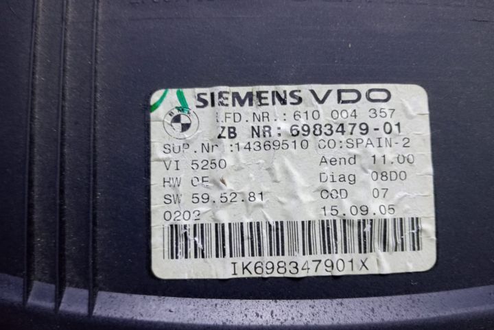 Ceas bord  6983479-01 BMW Seria 3 E90 (facelift)