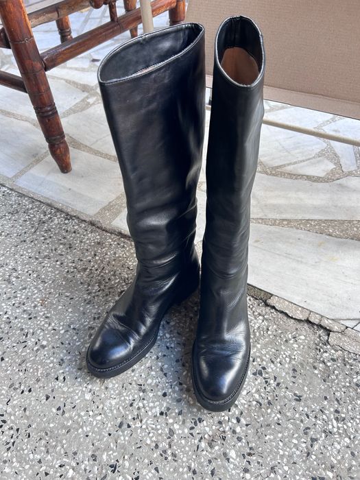 Ботуши естествена кожа Зара