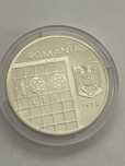 Moneda BNR Campionat Mondial Fotbal Franta 1998 proof argint 27g 37mm