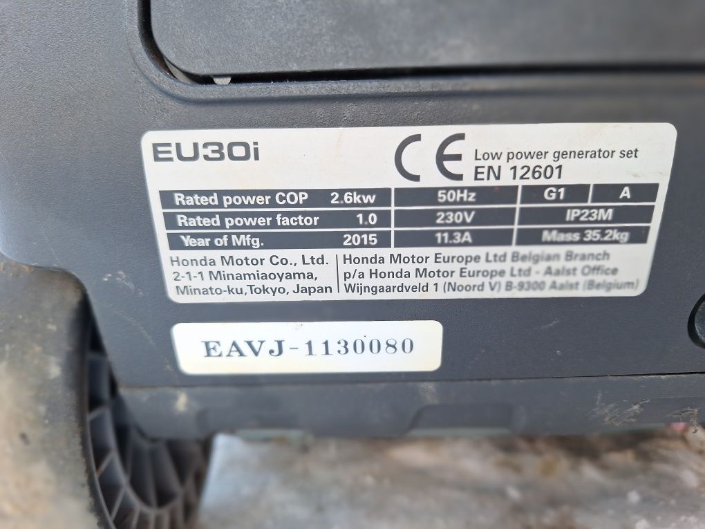 Generator honda 3kw