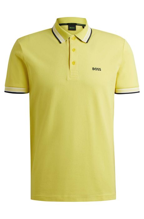 Тениска с яка HUGO BOSS размер L