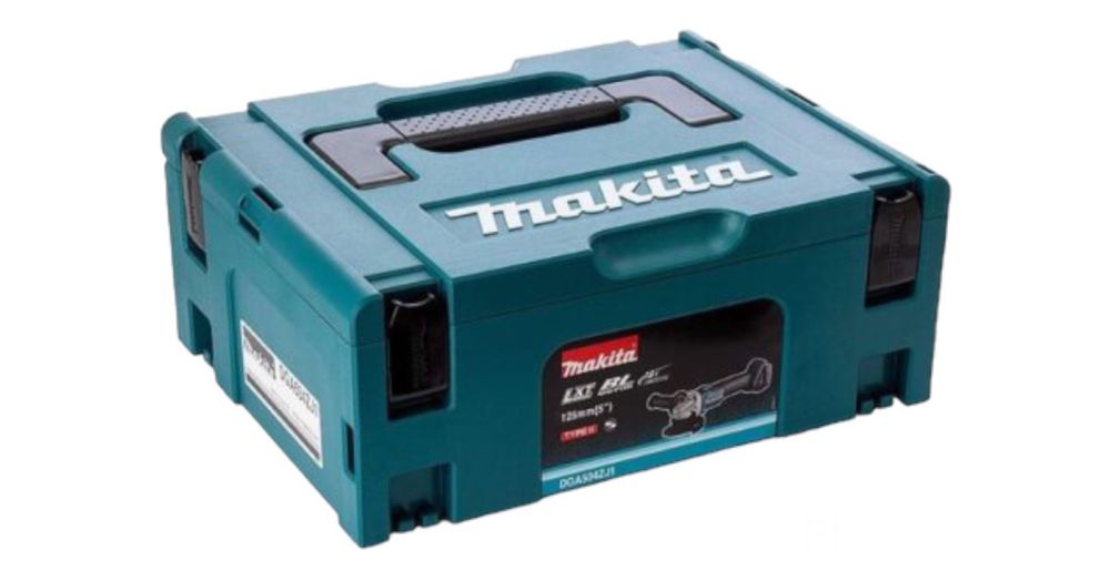 Ъглошлайф Makita DGA506ZJ 18V Brushless/Безчетков  + Куфар MakPac 3