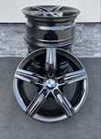 Jante r17 5x120 originale bmw negre seria 1 3 4 X1 X3 F30 F20 E90 E87