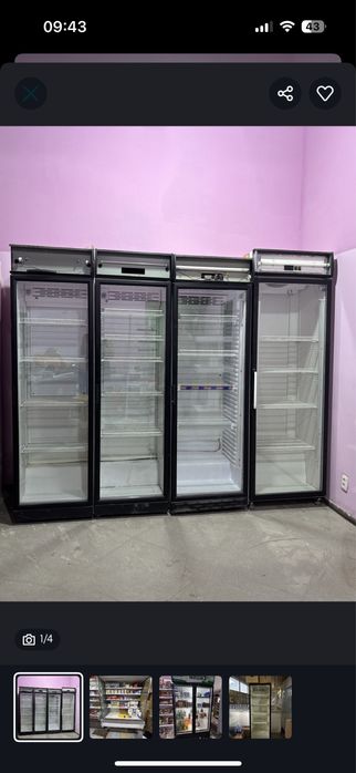 Холодильник витринный однодверный