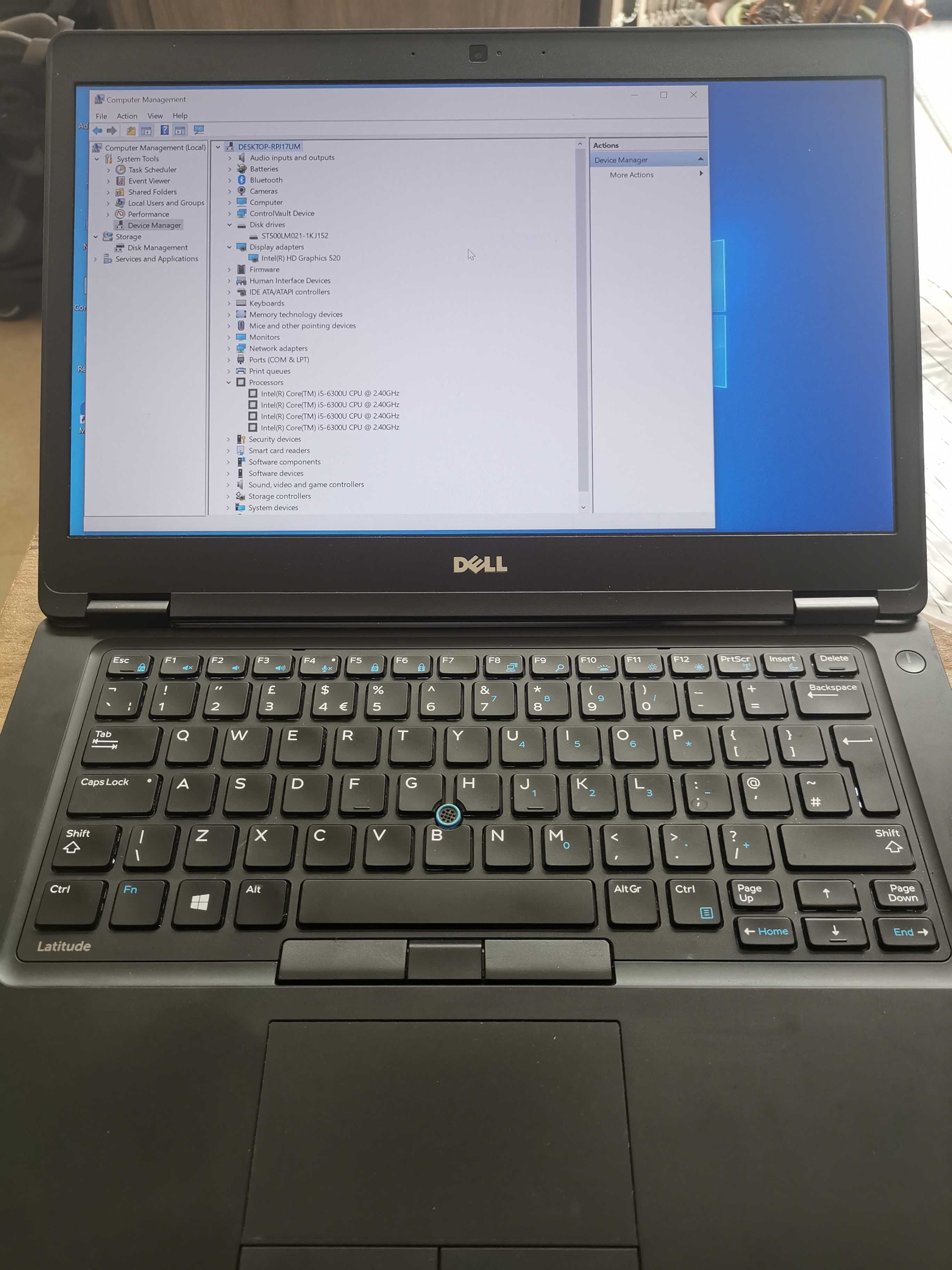 14" Лаптоп Dell Latitude 5480 Core i5 8GB RAM 256GB - USB C - SIM card