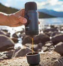 Nanopresso espressor portabil cafea macinata + capsule DG si Nespresso