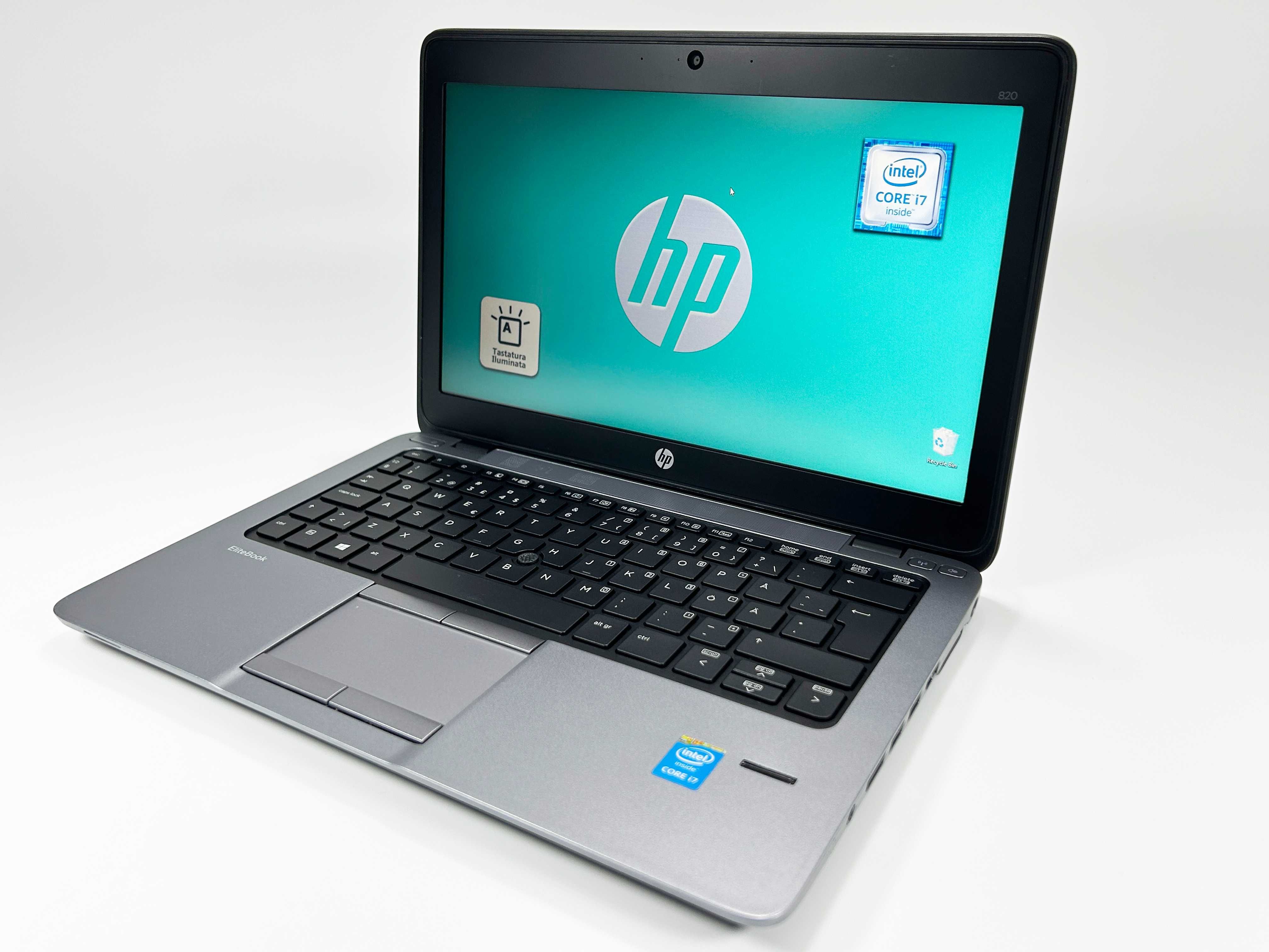 Laptop HP EliteBook i7 256GB SSD Iluminare ultraportabil CA NOU