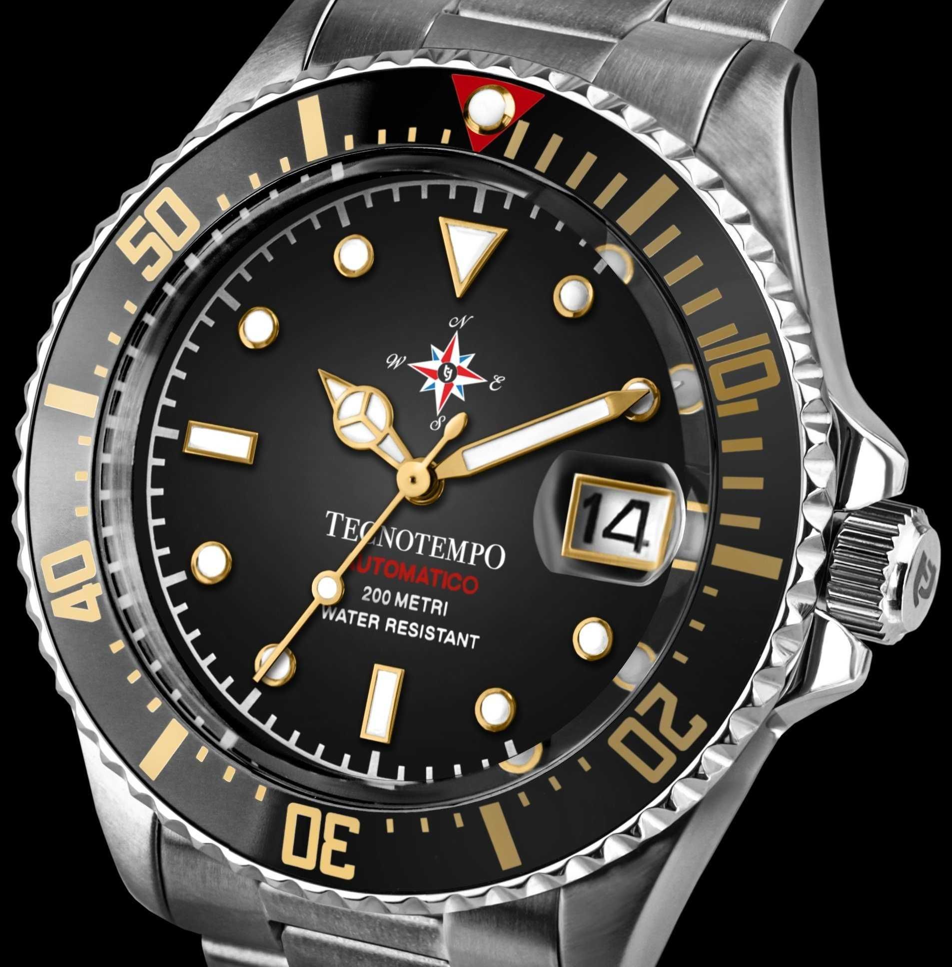 Ceas Tecnotempo Automatic Diver 200M  Wind Rose TT.200.RDVNG – Bărbați