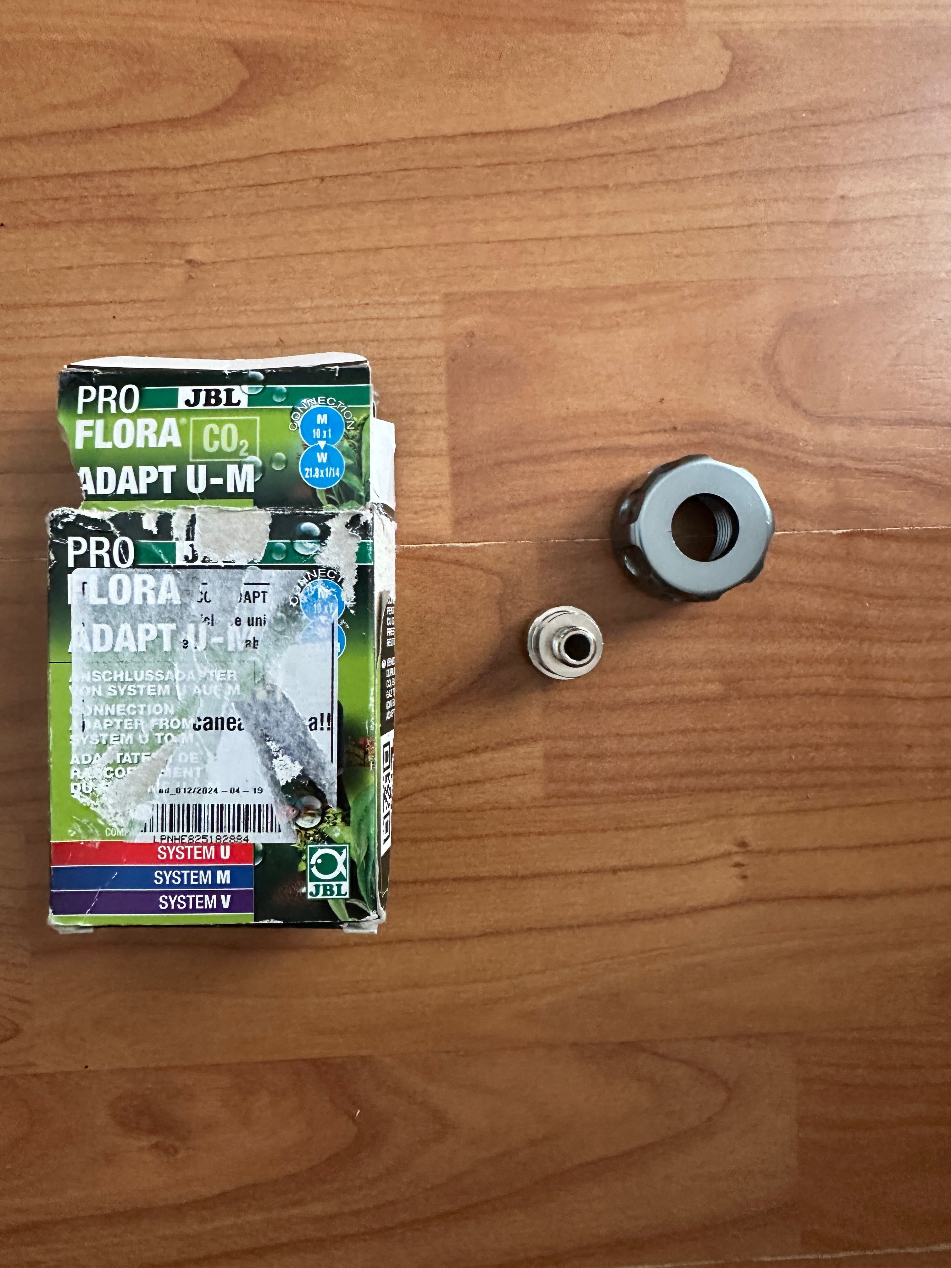 Adaptor CO2, JBL PROFLORA CO2 ADAPT U - M  Pt butelie de acvariu