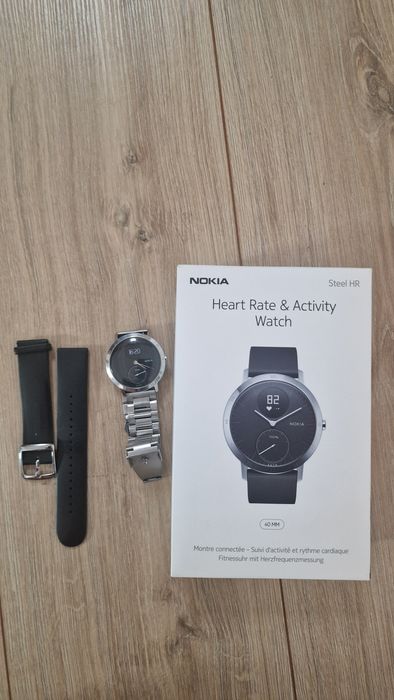 Ceas smartwatch Nokia Steel HR 40mm, Black
