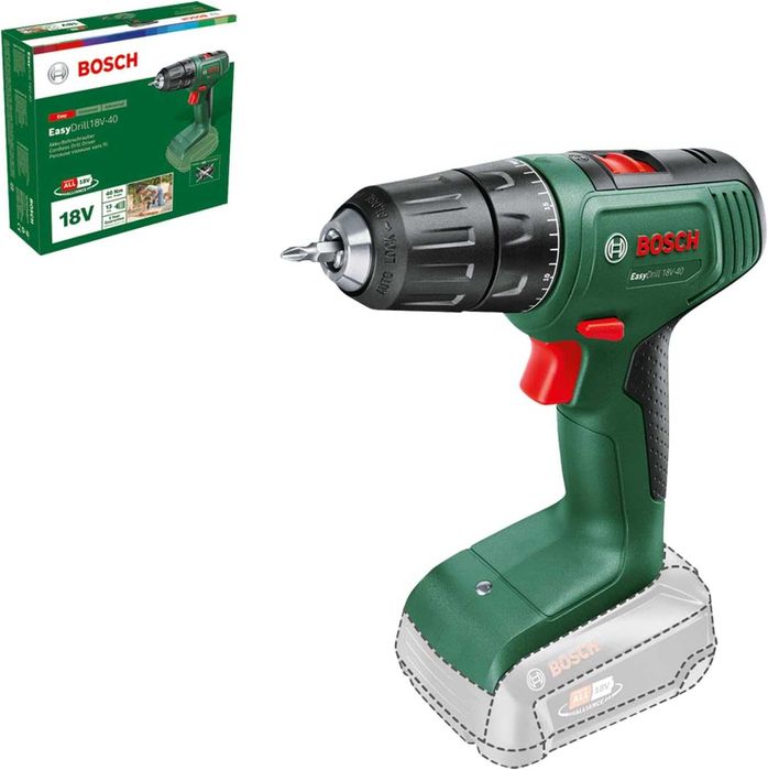 Нов Акумулаторен Винтоверт Bosch Easy Drill 18V-40, 18 V, 06039D8000