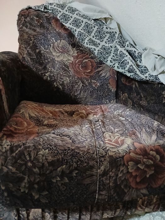 Складной диван/кровать + кресло/ divan va kreslo