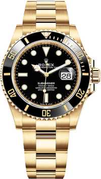 Часовник Rolex Submariner 41 Date Black Dial Yellow Gold