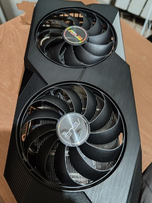 Видеокарта PCI-E 8Gb ASUS RX 6600 Dual OC