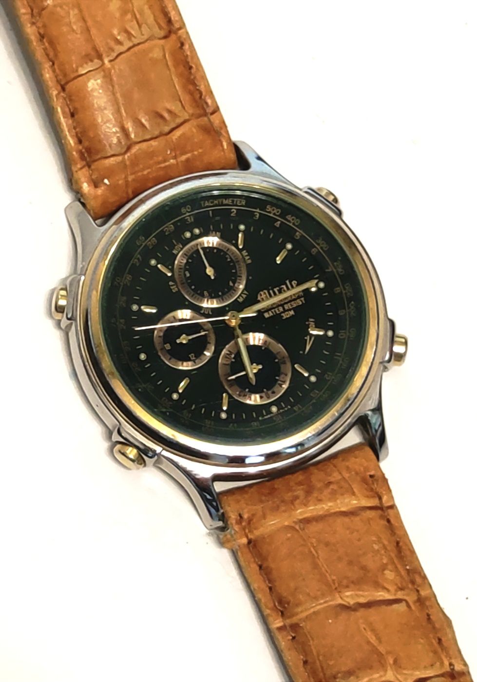 Ceas vintage Mirale Chronograph/Calendar /Alarm