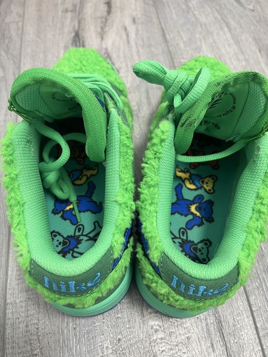 Rep Nike dunk low sb x grateful dead bear green