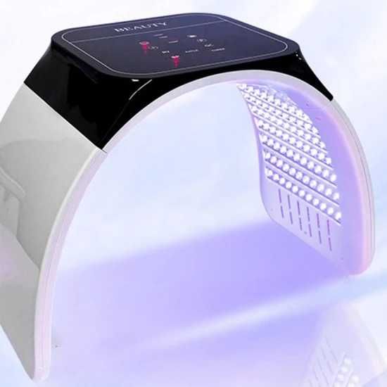 Masca facială cu LED-uri 7 culori - Aparat profesional 242 mărgele LED