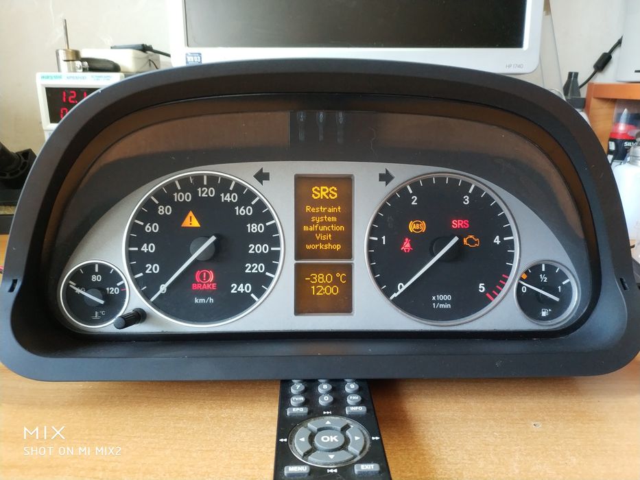 Дисплей за километраж Mercedes A/B class w169 и w245