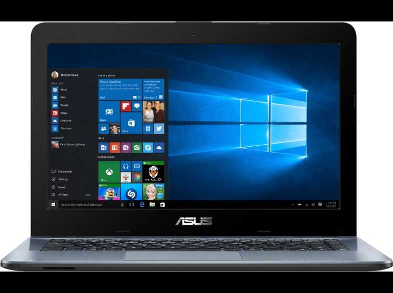 Laptop ASUS VivoBook AMD A9-9425 8GB DDR4 SSD 256GB 14 inch Win 10 Nou